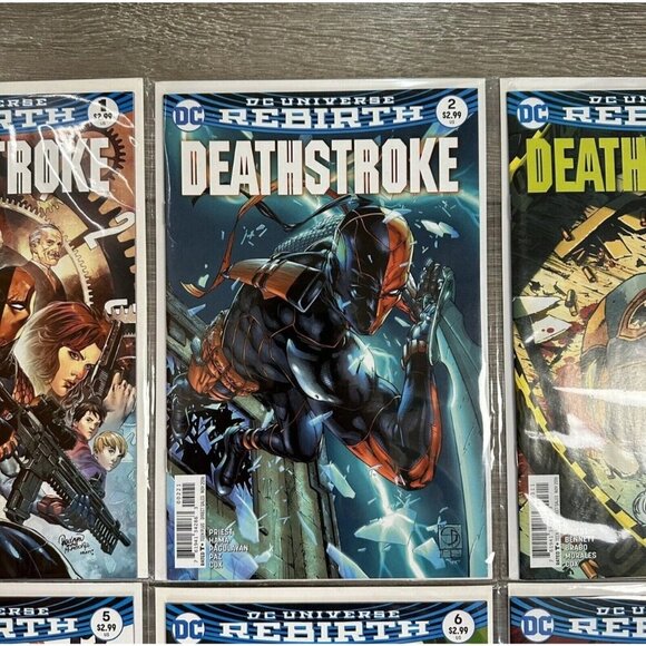 Deathstroke Rebirth 2016 DC series Lot #1 #2 #3 #4 #5 #6 #7 #8 VG - Picture 3 of 9